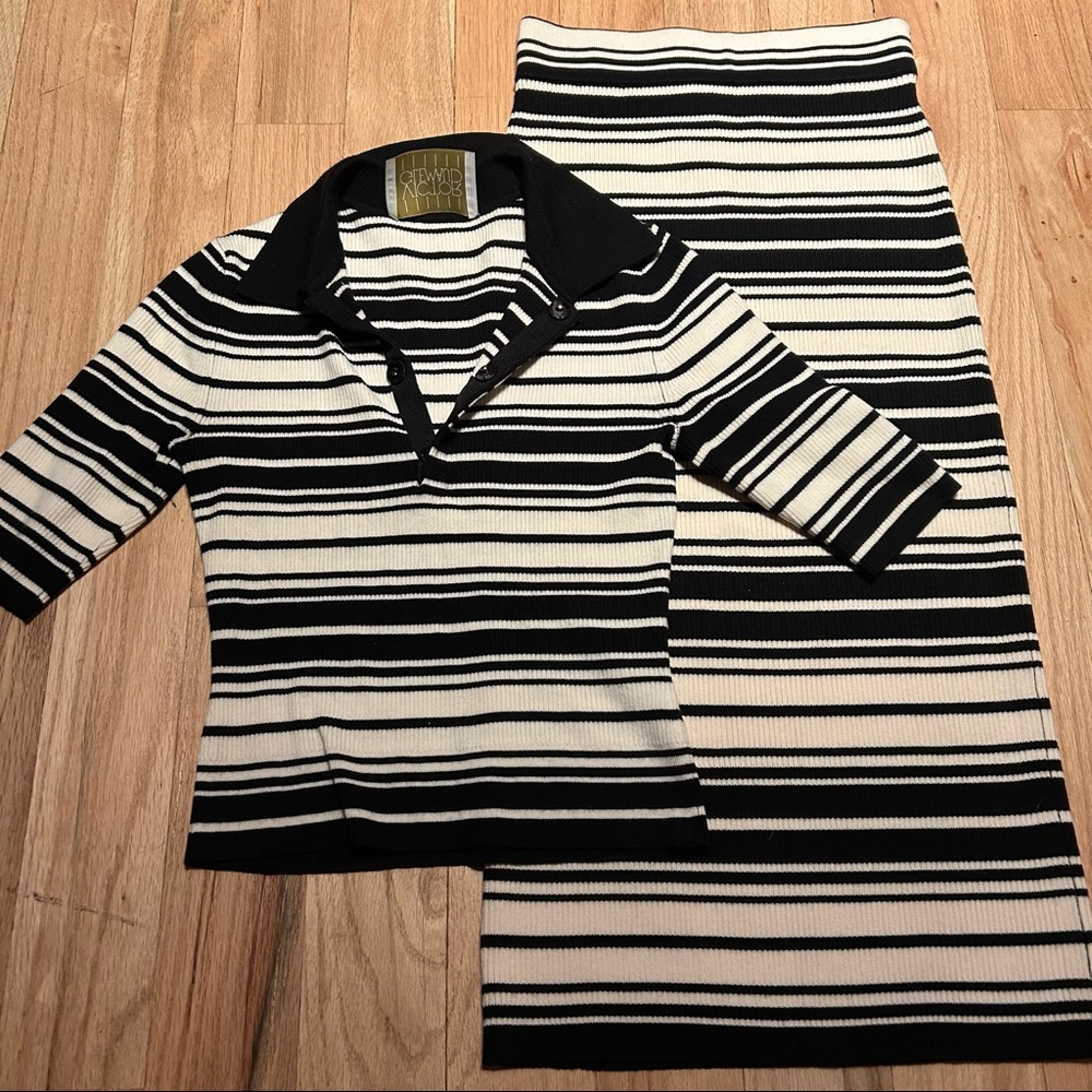 Victor Glemaud Polo & Skirt Set